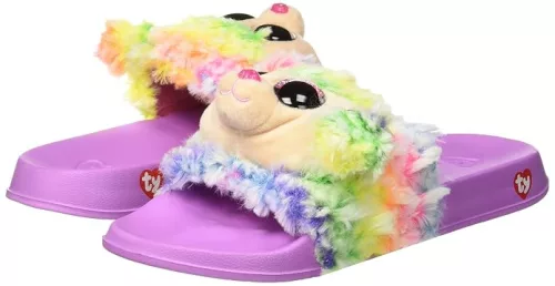 Ty Fashion papucs RAINBOW - színes pudli, méret: L (36-38)