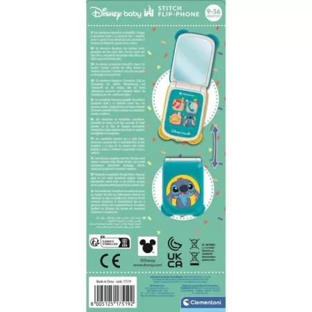 Disney Baby: Stitch mintás játéktelefon - Clementoni
