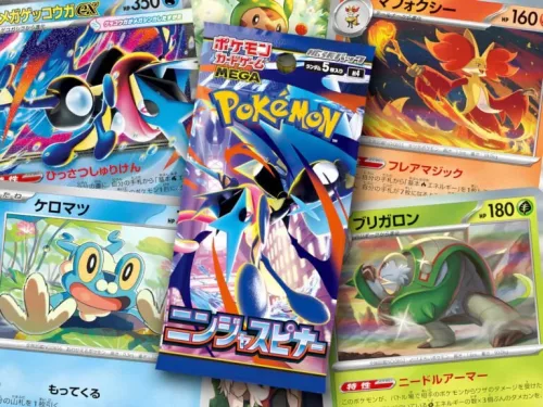 Pokémon Ninja Spinner Booster japán kártyacsomag