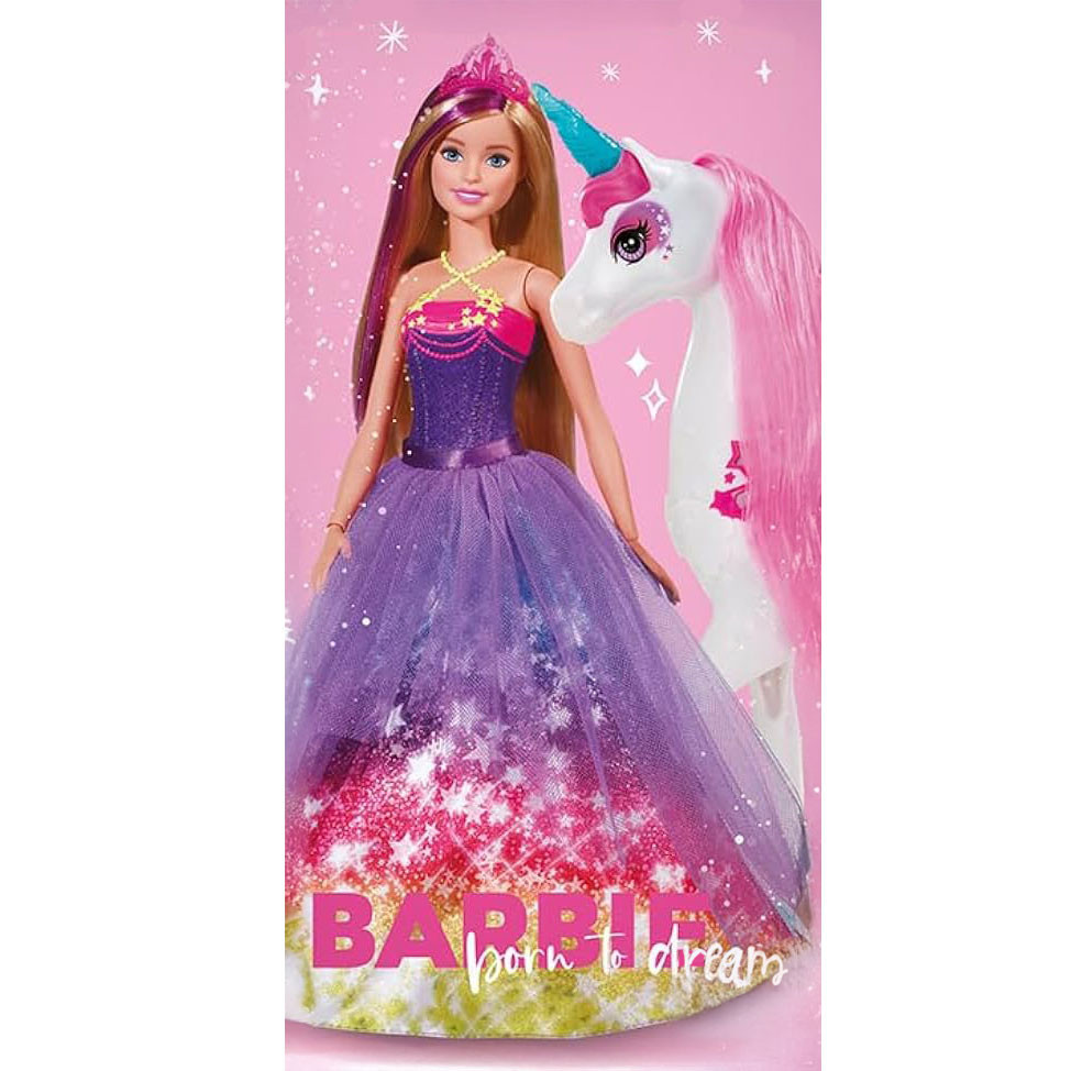 Barbie Born to Dream fürdőlepedő, strand törölköző 70x140cm