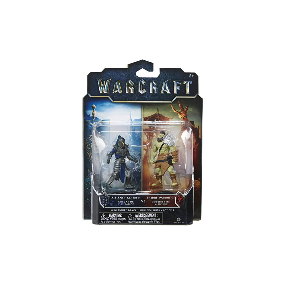 Alliance Soldier vs Horde Warrior figura 5 cm - Warcraft